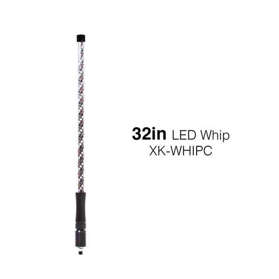 XK Glow LED ATV Whip XKchrome & XK Carbon App Control Kit (Controller not included) 1pc 32in