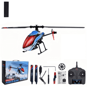 XK K200 RC Helicopter for Adults, 4CH 2.4GHz Single-Blade Helicopter with 6-Axis Gyro, Optical Flow Positioning & Altitude Hold, Outdoor Aircraft for Adults Beginners