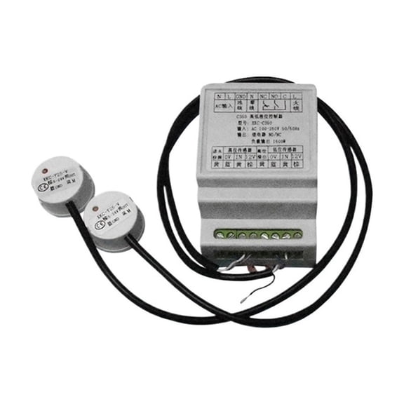 XKC-C350 Small Sized Automatic Water Level Controller with Sensors for Water Pump and Valve Draining Pumping ,Easy to Operate