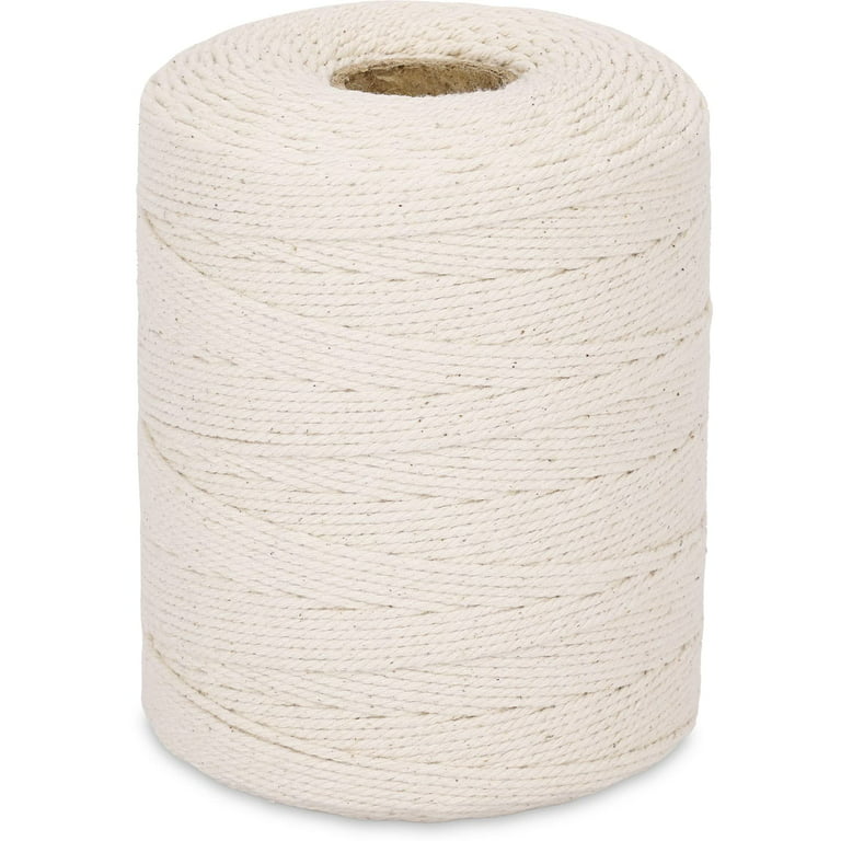 XKDOUS 1035ft Butchers Twine, 100% Cotton Food Safe Cooking Twine Kitchen  Twine String, 2mm Natural White Butcher Twine for Meat and Roasting