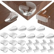 XKDOUS 24Pcs Corner Protector Baby, Clear Table Corner Protectors Furniture Corner Guard, Baby Corner Protector Guards Baby Safety Table Edge Corner Covers