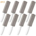 thumbnail image 1 of XKDOUS 8Pcs Pumice Stone for Toilets, Pumice Scouring Stick with Handle, Pumice Stone Toilet Bowl Cleaner, Pumice Stone Brush for Toilet Cleaning, Remove Limescale, 1 of 7