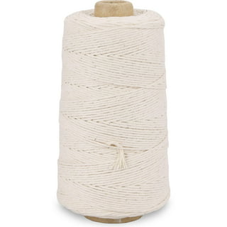 jijAcraft cotton Butchers Twine String-656 Feet 100% cotton Kitchen cooking  String Twine,cotton Bakers Twine for Meat and Roasting-15MM Be