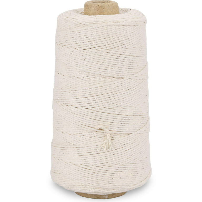 XKDOUS 952ft Butchers Twine, 100% Cotton Food Safe Cooking Twine Kitchen Twine  String, 2mm Natural White Butcher Twine for Meat and Roasting, Trussing  Poultry, Bakes Twine & Crafting 