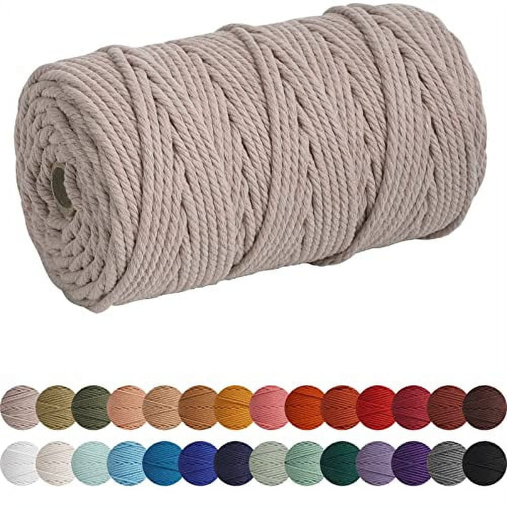 Polyester Rope, Colored Rope 6mm, Soft Cord Macrame, Strong Cord, Crochet  Yarn, Polyester Rope, Nylon Colored Cord, Craft Cotton Rope 