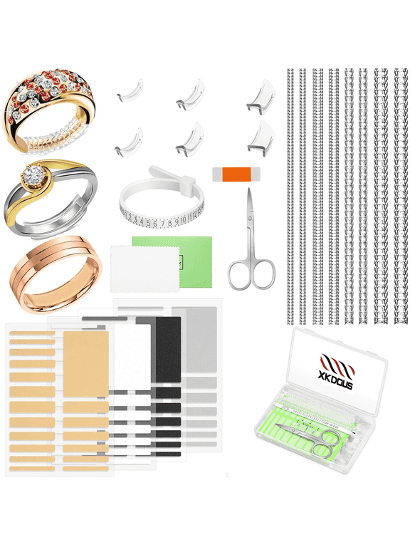 Ring Size Adjuster for Loose Rings, Ring Guard Ring Spacers or Ring Tightener for Women Loose Rings, Invisible Ring Guards, Resizer Fit Almost Any Size Rings
