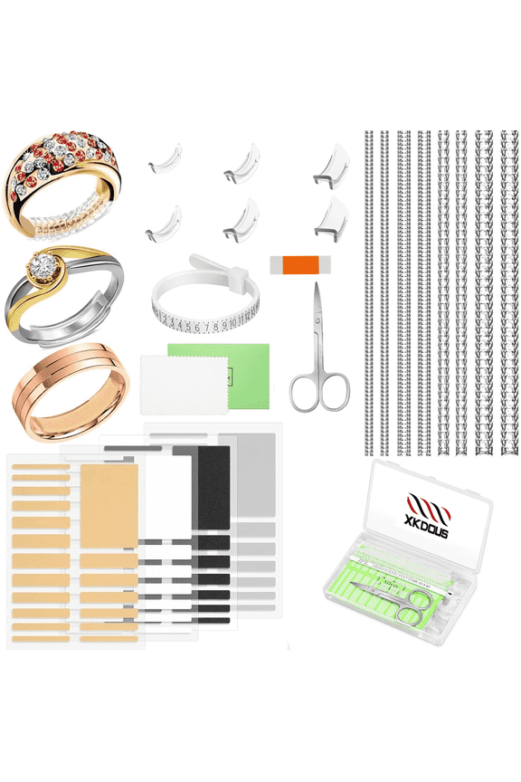 Ring Size Adjuster for Loose Rings, Ring Guard Ring Spacers or Ring Tightener for Women Loose Rings, Invisible Ring Guards, Resizer Fit Almost Any Size Rings