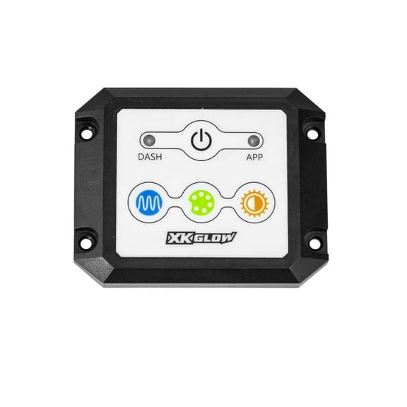 XKGLOW XK-Chrome-DM-KIT Dash Surface Mount XKCHROME Controller