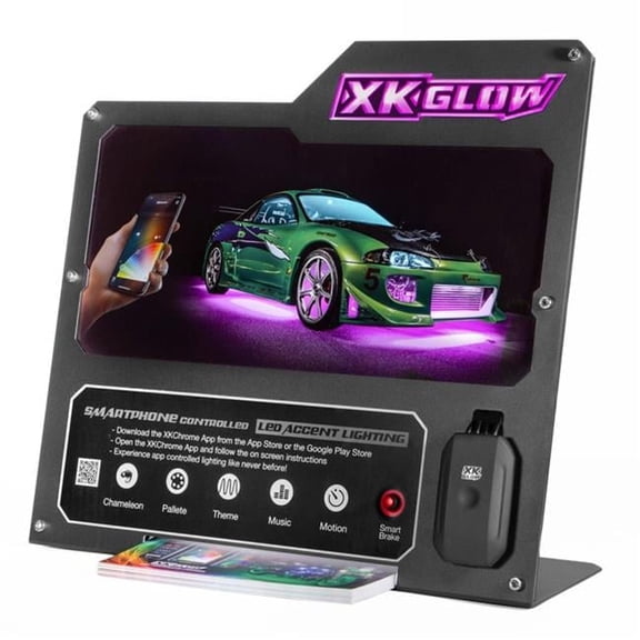 XKGLOW XK-DIS2-CAR 2nd Gen Metal Countertop Display Car