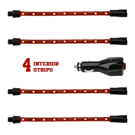 XKGlow Underglow Accent Car LED Light Strips, Multiple Colors