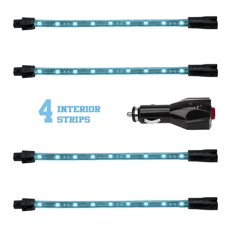 XKGlow Underglow Accent Car LED Light Strips, Multiple Colors