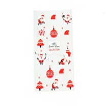 XKHAZA 50 Pcs Christmas Treat Bags, Cellophane Candy Bags for Cookie, Snack Party Favor Gift Wrapping