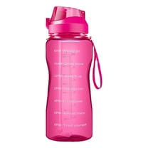 XKHAZA 64oz Large Capacity Leak Proof Fitness Sports Water Jug, Motivational Water Bottle with Time Marker