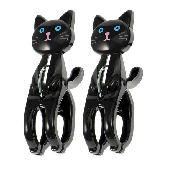 XKHAZA Beach Towel Clips, Cat Shaped Jumbo Towel Clips Clothes Pins Blanket Holders for Chairs Cruise Patio Pool Accessories