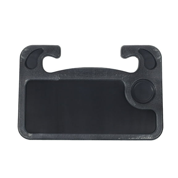 XKHAZA Car Steering Wheel Desk | Tray for Laptop Car Mount with Pen Holder | Desk Console for Car | Food Tray for Eating with Drinks Holder | Multipurpose Travel Car Accessories