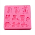 thumbnail image 1 of XKHAZA Cats Dogs Silicone Molds Of Various Cartoon Animal Shapes Food Grade Cake Molds for Fondant, Candy, Biscuit Decor, Chocolate, Polymer Clay Bake Ware Baking Tools, 1 of 6