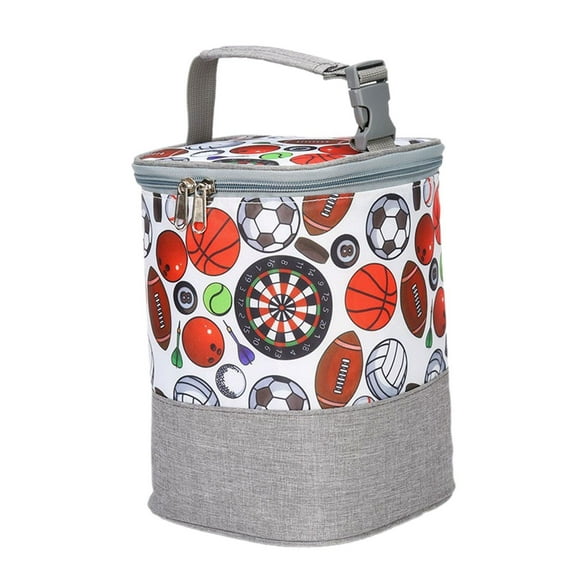 XKHAZA Cooler Bag Fits Baby Bottles, Insulated Baby Bottle Bag with Strap for Nursing Mom Daycare,Reusable Baby Bottle Tote Bag Lunch Bag