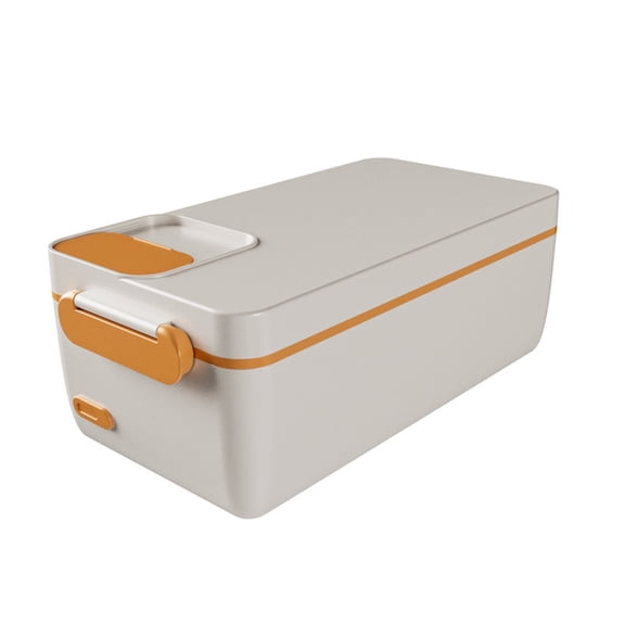 XKHAZA Cordless Electric Lunch Box, Cordless Food Warmer, Battery Powered Heated Lunch Box, Stainless Steel Container, Warming Time Selectable