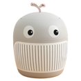 thumbnail image 1 of XKHAZA Cute Desktop Trash Can Wastebasket, Mini Countertop Garbage Can with Lid, Small Plastic Storage Bin for Home Kitchen Dressing Office Kids Bedroom, 1 of 6