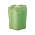 thumbnail image 1 of XKHAZA Cute Flower Shape Wastebasket, Mini Desk Trash Can with Lid, Desktop Mini Plastic Waste Garbage Can Countertop Garbage Bin Mini Waste Can for Desk Car Office Home Kitchen, 1 of 7