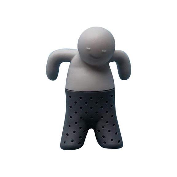 XKHAZA Cute Tea Infuser Set for Loose-Leaf Tea - Funny Silicone Tea Strainer Couple, Small Gift for Tea Lovers and Couples, Tea Steeper