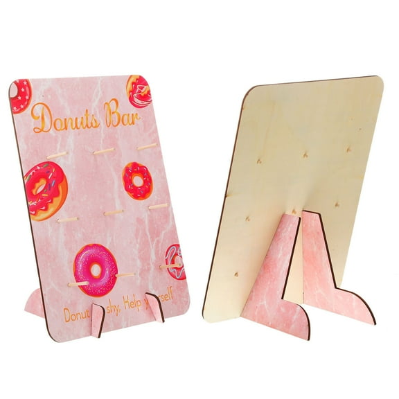 XKHAZA Dessert Food Buffet Display Doughnut Bagel Holder, Doughnut Party Decoration, Stand Candy Donuts Grow up Reusable Table Rack Display for Wedding Kids Birthday Baby Shower Party Supplies