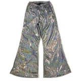 XKHAZA Kids Sequin Sparkly Flared Pants Wide Leg Elastic Waist ...