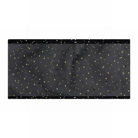 XKHAZA Large Bird Cage Cover, Bird Cage Seed Catcher, Adjustable Soft Nylon Mesh Net with Twinkle Moon Star, Birdcage Cover Skirt Seed Guard for Parrot Parakeet Macaw Cages