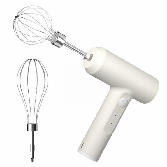 XKHAZA MINI Household Cordless Electric Hand Mixer,USB Rechargable Handheld Egg Beater with 2 Detachable Stir Whisks,Baking At Home For Kitchen, Versatile Kitchen Tool