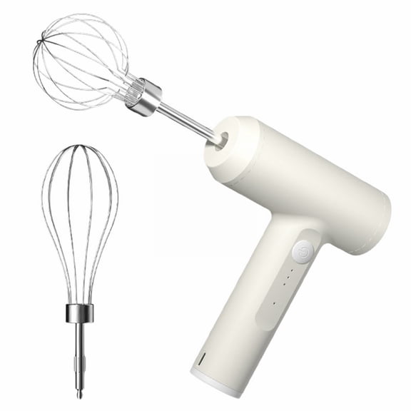 XKHAZA MINI Household Cordless Electric Hand Mixer,USB Rechargable Handheld Egg Beater with 2 Detachable Stir Whisks,Baking At Home For Kitchen, Versatile Kitchen Tool