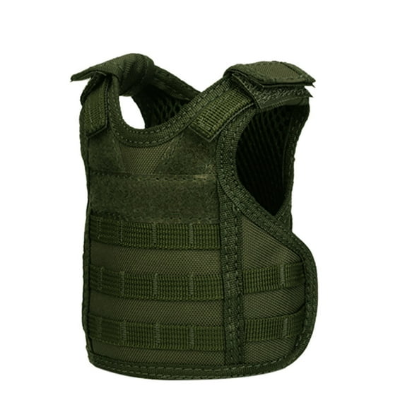 XKHAZA Mini Beer Vest Military Bottle Beverage Cooler Holder for Cool Bottle Decoration with Adjustable Shoulder Straps