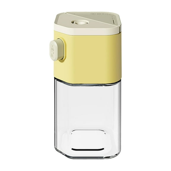 XKHAZA Glass Salt and Pepper Shakers, Metering Salt Shaker Glass Metered Salt Dispenser, Spice Jars Containers for Dining Modern Kitchen Decor