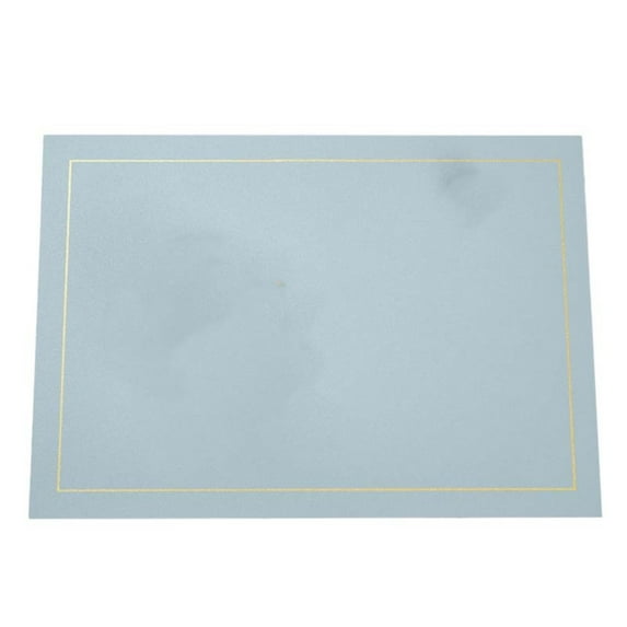 XKHAZA Square PU Leather Placemats, Heat Resistant Kitchen Table Mats, Waterproof Wipeable for Party Decoration