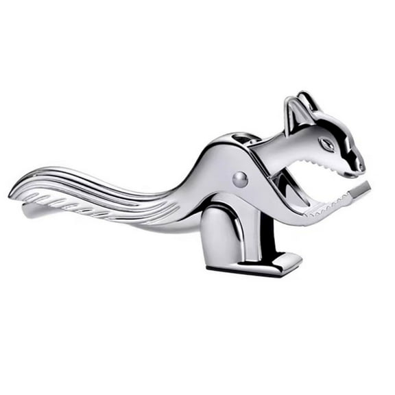 XKHAZA Squirrel Shape Zinc Alloy Walnut Cracker, Walnut Cracker Clip Nutcracker, Multi Functional Chestnut Cutter, Pecan Cracker Tool for All Nuts