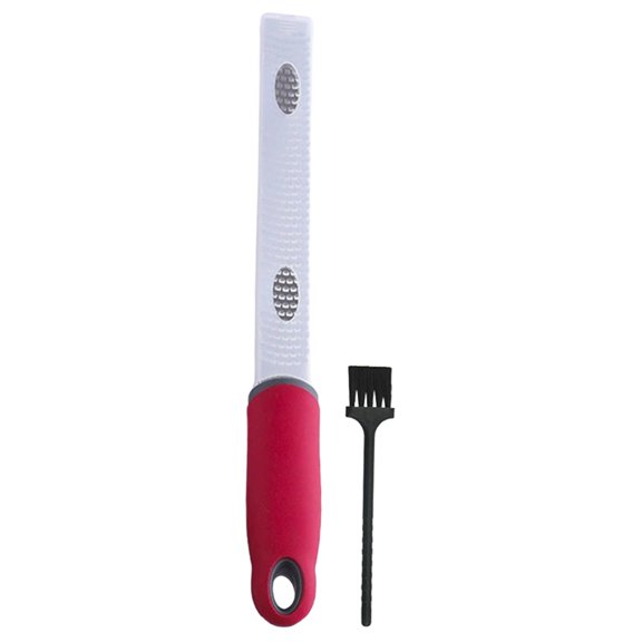 XKHAZA Stainless Steel Cheese Grater & Lemon Zester w/Extra Sharp Blade - Perfect for Lemon, Parmesan, Garlic, Chocolate - Seconds w/Your Premium Citrus Hand Grater with Handle