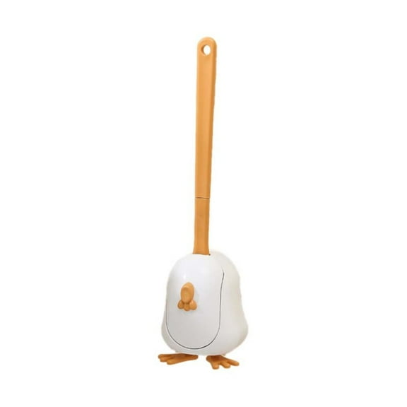 XKHAZA Toilet Brush, Toilet Bowl Brush with Holder and Ergonomic Long Handle, Durable Bristles Toilet Scrubber Set for Bathroom Cleaning