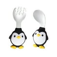 thumbnail image 1 of XKHAZA Training Learning Self-Feeding Baby Spoons First Stage for Kids Toddlers Children and Infants| Baby Bendable Spoons and Forks Set | BPA Free| Easy Grip Fork Tableware, 1 of 4