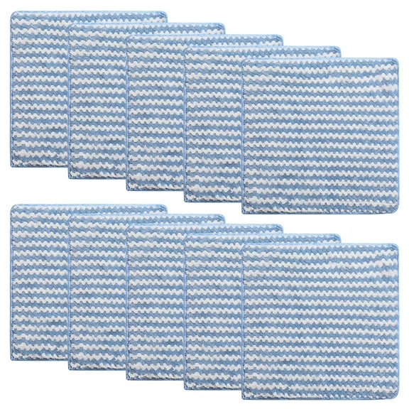 XKHBDL 10 Pack Microfiber Cleaning Cloth, Kitchen Towels for Dish Drying Washing, Absorbent Streak Free Lint Free Rags for Cleaning, Reusable and Washable Towels