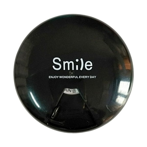 XKHBDL 7 Day Storage Box, Daily Weekly Storage Box for Daily Necessities Portable Portable Round Container