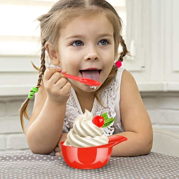 XKHBDL Baseball Helmet Snack Ice Cream Bowl, Mini Sundae Bowls Dessert Plastic Bowl for Party Supplies