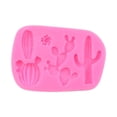 thumbnail image 1 of XKHBDL Cactus Silicone Fondant Mold Cacti Sugarcraft Chocolate Candy Mold Cupcake Cake Decorating Tools Polymer Clay Mold, 1 of 9