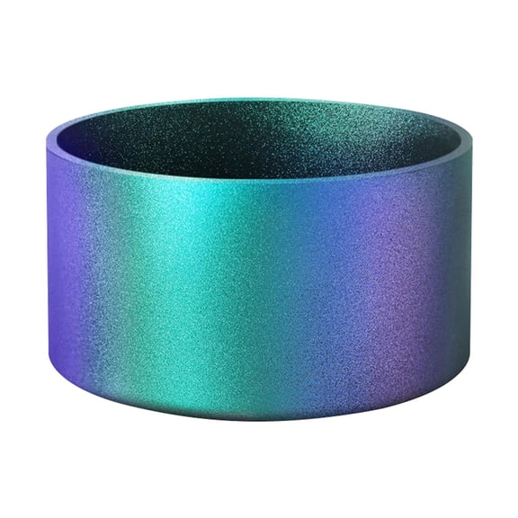 XKHBDL Chameleon Gradient Matte Luster Silicone Boot, Compatible with Stanley Tumblers Water Bottles with Base, Anti-Slip Glitter Bottom Protector