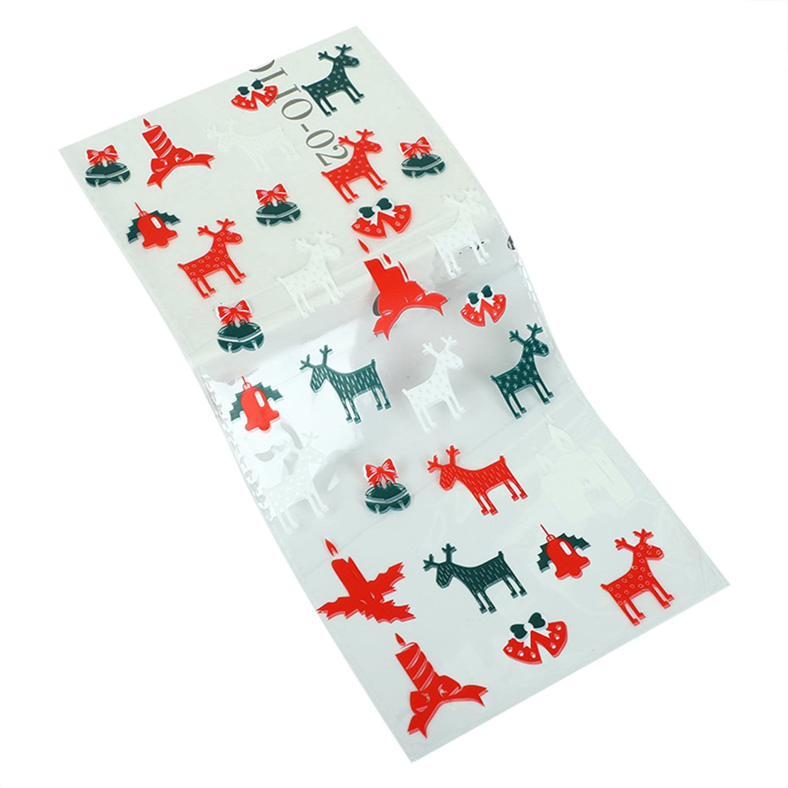 XKHBDL Christmas Treat Bags, 50 Pcs Christmas Cellophane Treat Bags ...