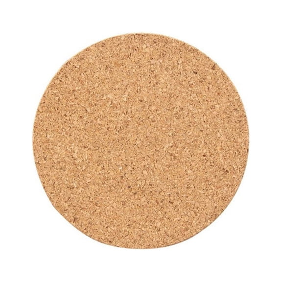 XKHBDL Cork Coasters, Round Plant Saucers for Gardening, Trivets for Hot Pots and Pans, Absorbent Mat for Wine, Coffee & Drinks, Board for DIY Craft Supplies