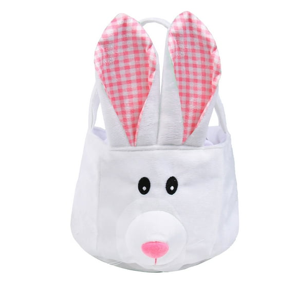 XKHBDL Easter Basket Hunt Bunny Baskets for Kids with Cute Rabbit Ears Storage Gifts Candies Personalized Easter Party Gifts
