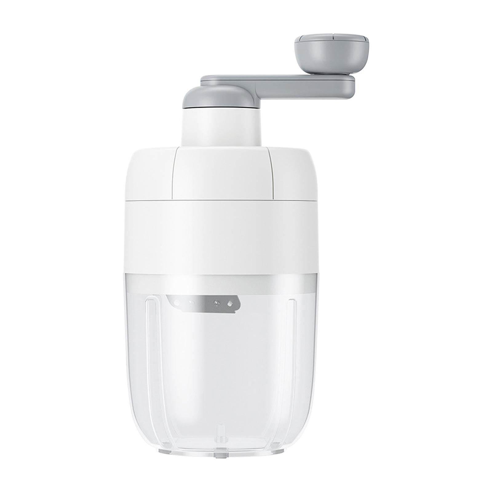 XKHBDL Hand-cranked Shaver Ice and Snow Cone Machine, Manual Shaved Ice Machine Household Protable Small Slushie Machine - BPA Free