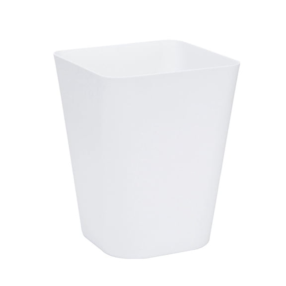 XKHBDL Large Kitchen Trash Can, Plastic Open Top Garbage Bin Without Lid, Waste Container for Home Kitchen Office Laundry Room, Black