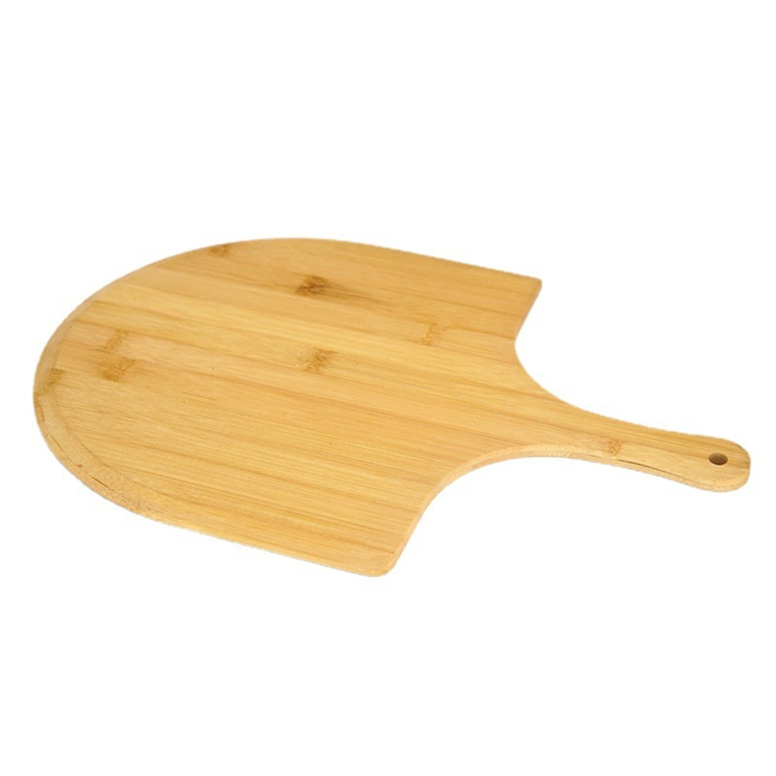 XKHBDL Pizza Peel, Bamboo Pizza Paddle Spatula - Wooden Serving Board, Oven Accessory for Baking Homemade, Wood Cutting Board for Cheese Bread Fruit Vegetables