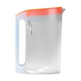 thumbnail image 1 of XKHBDL Plastic Pitcher with Lid Large Water Carafe Jug Ice Tea Pitcher Lemonade Juice Beverage Jar with Handle Handle, for Hot Cold Coffee, 1 of 8