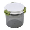 thumbnail image 1 of XKHBDL Portable Reusable Cups with Lids Yogurt Cup with Topping Cereal or Oatmeal Container Leak Proof Breakfast On The Cups for Meal Pre Protion Control, 1 of 9